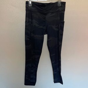 Gray Camo Silky Leggings